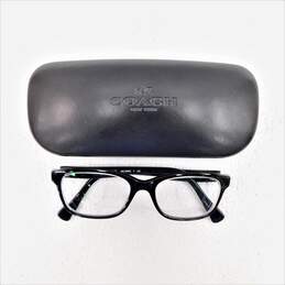 Coach HC6089 5002 Black Full Rim Prescription Eyeglasses with Case