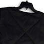 NWT Mens Black Sleeveless Round Neck Full-Zip Quilted Vests Size L image number 4