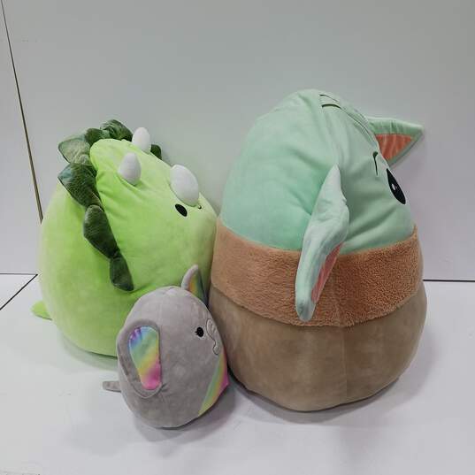 3PC Kellytoy Squishmallow Assorted Stuffed Plush Toys image number 2