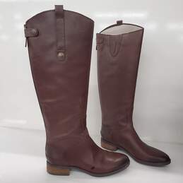 Sam Edelman Women's 'Penny' Brown Leather Riding Boots Size 6.5 M