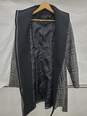 Women Tahari TWO-TONE CAPE-EFFECT WOOL COAT Size-XS used image number 3
