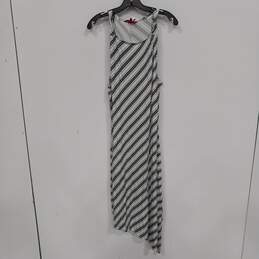 Jennifer Lopez Women's Black/Gray/White Striped Dress Size XL with Tag