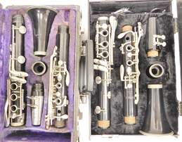 Selmer Model 1400 and Normandy Reso-Tone Flutes w/ Hard Cases and Accessories (Set of 2)