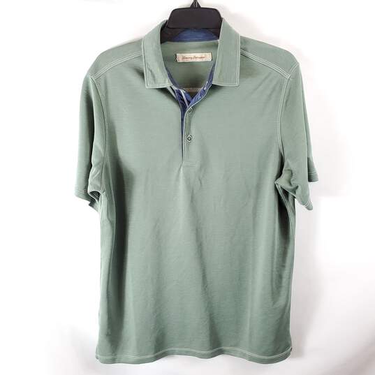 Tommy Bahama Men Green Polo Shirt M image number 3