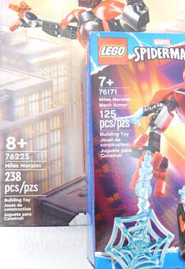 Marvel Spider Man Factory Sealed Sets 76171: Miles Morales Mech Armor & 76225: Miles Morales Figure alternative image