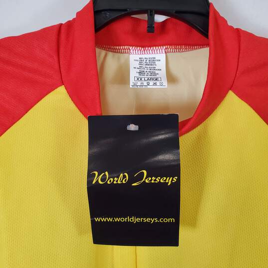 World Jersey Men's Red Jersey SZ XXL NWT image number 3
