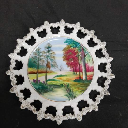 Two Hand Painted Decorative Plates image number 3