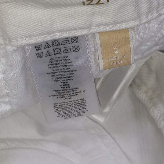 Michael Kors White Bootcut Jeans Women's Size 2 image number 6