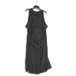 NWT Gap Womens Black Scoop Neck Sleeveless Fit & Flare Dress Size XXL alternative image