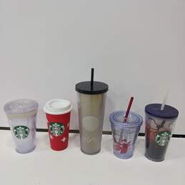 Bundle of 5 Assorted Starbucks Cups