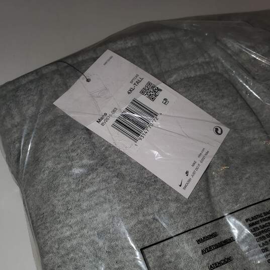 Nike NSW Club Heather Gray Jogger Sweatpants New Men's Size 4XL Tall #2 image number 3