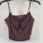 Abercrombie & Fitch Women Brown Cropped Tank M NWT image number 1