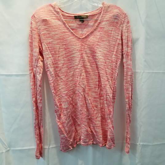 Tommy Bahama Women's Pink Soft Knit Long Sleeve Top Size S image number 1
