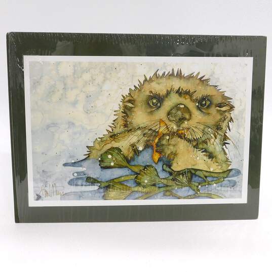 Karla Morreira Artist Signed Watercolor Art Prints Bear & Otter image number 3