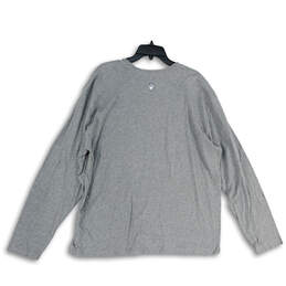 Mens Gray Heather Long Sleeve Round Neck Graphic Pullover T-Shirt Size XL alternative image
