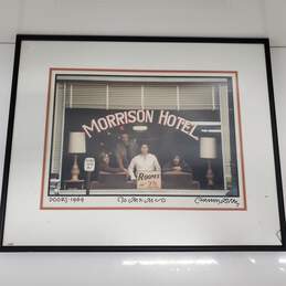 Vintage Doors Band 1969 Morrison Hotel Framed Fashion Photo-Signed