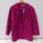 Chico's Women's Purple Blazer Jacket Size 3P image number 4