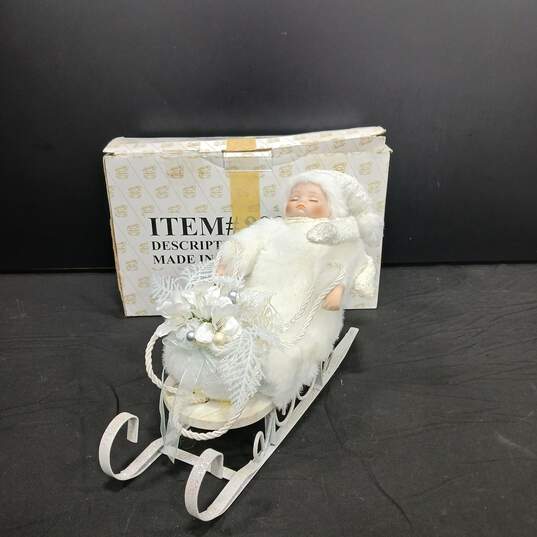 Heritage Signature Collection Winter Baby Porcelain Doll w/Box image number 1