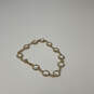 Designer Swarovski Gold-Tone Sparking Crystal Clear Chain Bracelet image number 3