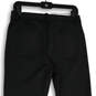 Womens Black Flat Front Welt Pocket Straight Leg Ankle Pants Size 8 image number 4