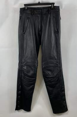 Firstgear Black Leather Moto Pants - Size 8 alternative image