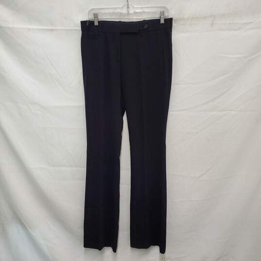 Authenticated Prada WM's Black Flare Dress Pants Size 42 x 34 image number 1