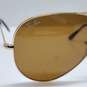 RAY-BAN RB3025 GOLD AVIATOR METAL GRADIENT SUNGLASSES image number 5
