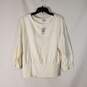 Express Women Ivory Lace Blouse Sz L NWT image number 1