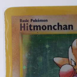 Rare 1999 Pokémon Hitmonchan 7/102 Holographic Base Set Trading Card alternative image