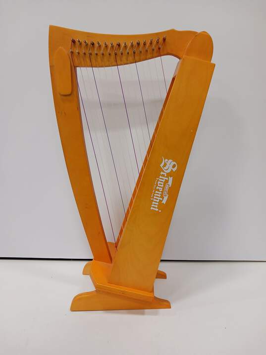Brown Wooden Schoenhut Harp image number 1