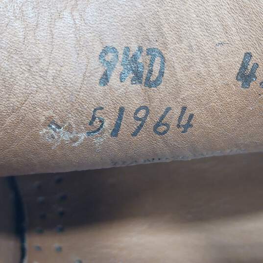 Allen Edmonds Men's Eastport Tan Leather Boat Shoes Size 9.5D image number 5