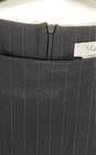 Max Mara Black Pinstriped Dress - Size SM image number 5