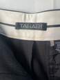 Tahari Women's Black Plaid Bell Bottom Pants Size 10 image number 3