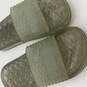 NIB Womens Jelly 36577301 Green Open Toe Slip-On Slide Sandals Size 6.5 image number 8