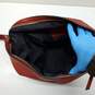 Coach Legacy Leather Black Cherry Bucket Purse image number 3