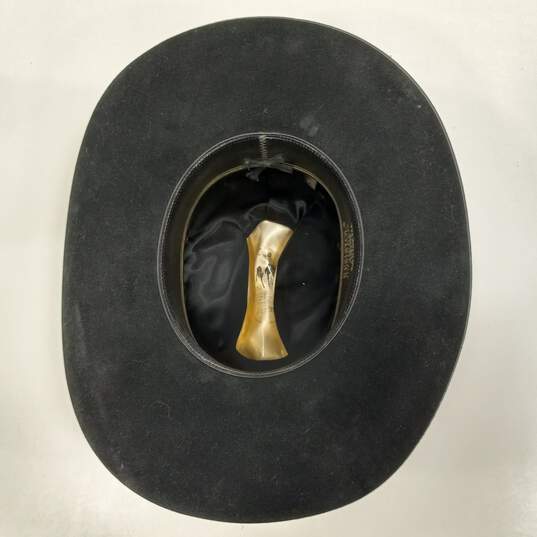 Resistol Black 4x Beaver Cowboy Hat Size 7 1/8 image number 5