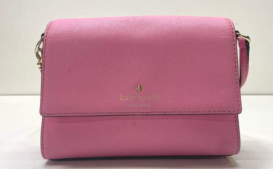 Kate Spade Saffiano Leather Perry Crossbody Pink image number 2