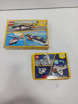 Pair Of Lego Creator Sets Supersonic Jet  31126 & Space Shuttle 31134 alternative image