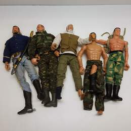 Bundle of 5 Assorted Formative Int. G.I. Joe Action Figure Dolls