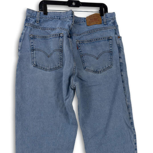 Mens Blue 560 Medium Wash Denim Tapered Jeans Size 42X30 image number 2