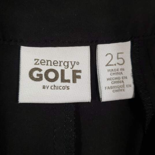 Womens Regular Fit Flat Front Slash Pockets Golf Chino Shorts Size 2.5 image number 4