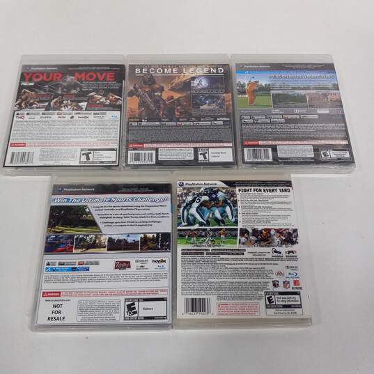 Bundle of Five Assorted PlayStation 3 Games image number 3