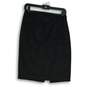 Express Womens Black Flat Front Back Zip Straight & Pencil Skirt Size 4 image number 1