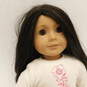 Pleasant Co American Girl Doll Black Hair Brown Eyes W/ Seans And White Shirt image number 3