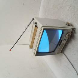 VTG. Rare 60s Sony 9-51UW Solid State Mini Television *POWERS ON P/R+ alternative image