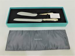 Tiffany & Co. Jardin Sterling Silver Cake Knife and Server w/ Original Box alternative image