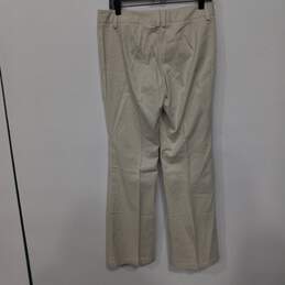 Ann Taylor Women's Light Beige Cotton Blend Pants Size 6 NWT alternative image