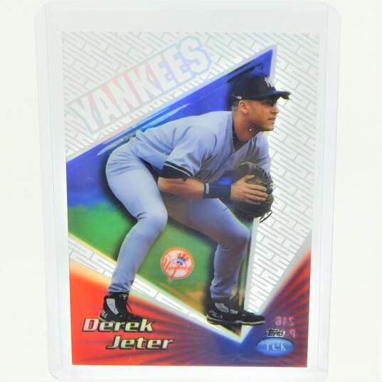 1999 HOF Derek Jeter Topps Tek Card 24B Pattern 07 NY Yankees image number 1
