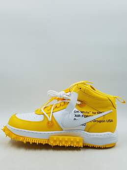 Authentic  Off-White X Nike Air Force 1 Mid SP Varsity Maize M 12 alternative image