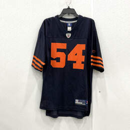 Mens Blue NFL Chicago Bears Brian Urlacher #54 Football Jersey Size Medium